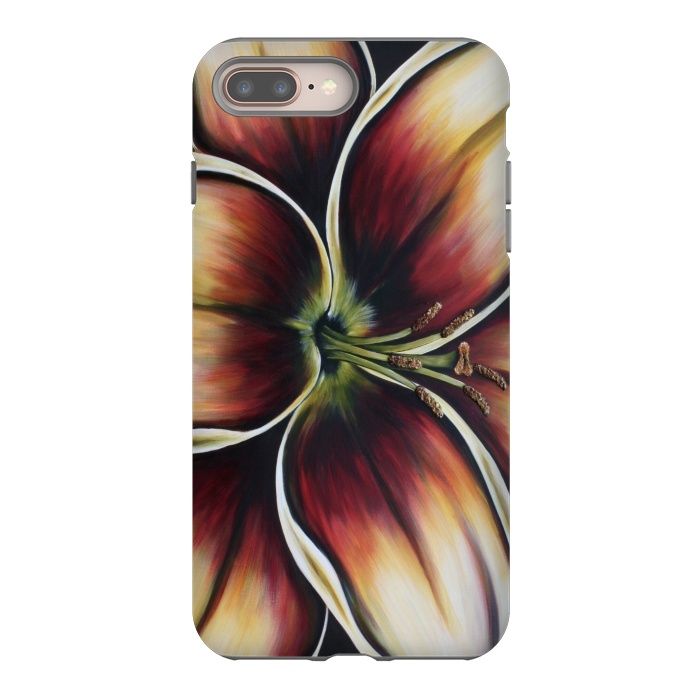 iPhone 7 plus StrongFit Sunset Lily by Denise Cassidy Wood
