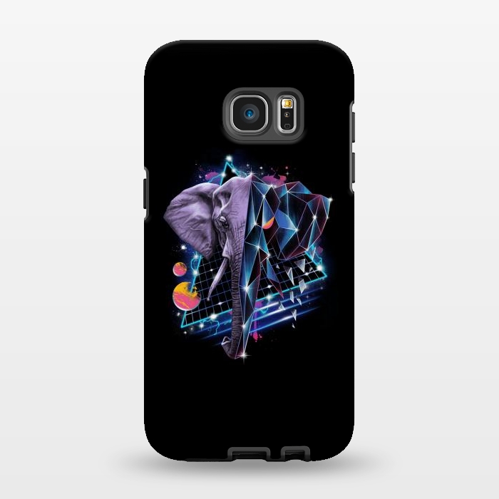 Galaxy S7 EDGE StrongFit Rad Elephant by Vincent Patrick Trinidad
