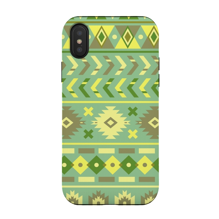 iPhone Xs / X StrongFit Ethnic Pattern by Dhruv Narelia