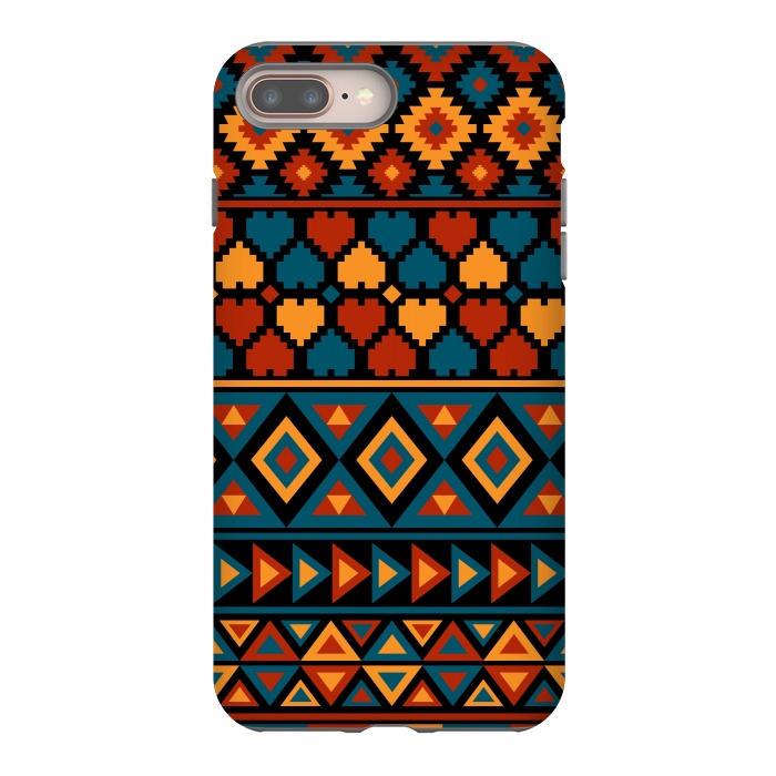 iPhone 7 plus StrongFit aztec traditional pattern by Dhruv Narelia