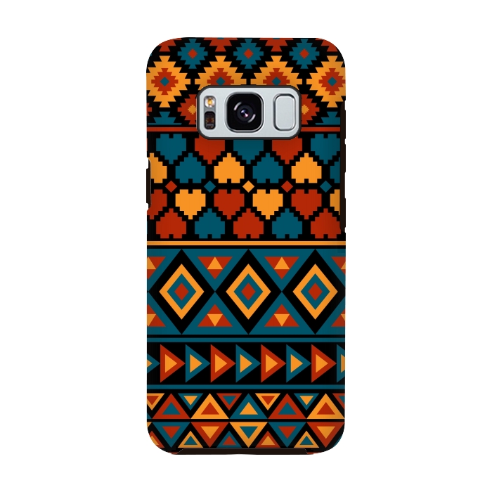 Galaxy S8 StrongFit aztec traditional pattern by Dhruv Narelia