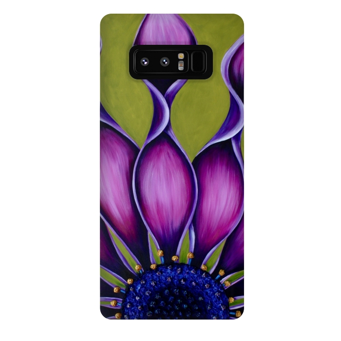 Galaxy Note 8 StrongFit Purple African Daisy by Denise Cassidy Wood