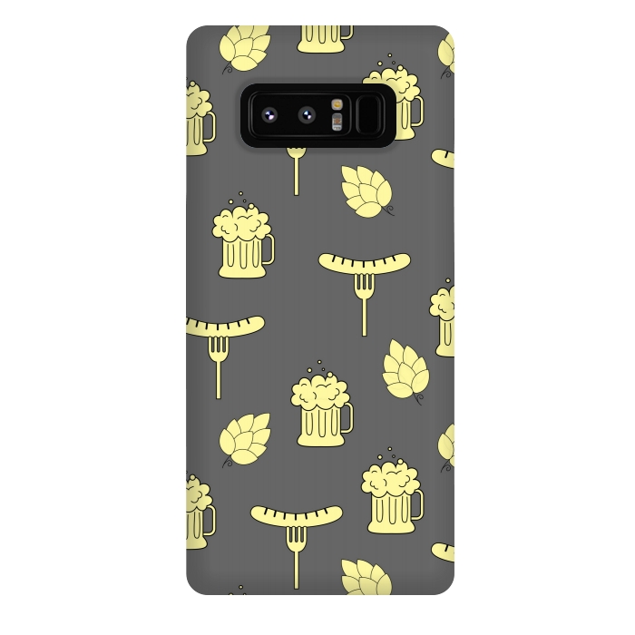 Galaxy Note 8 StrongFit beer pattern by MALLIKA