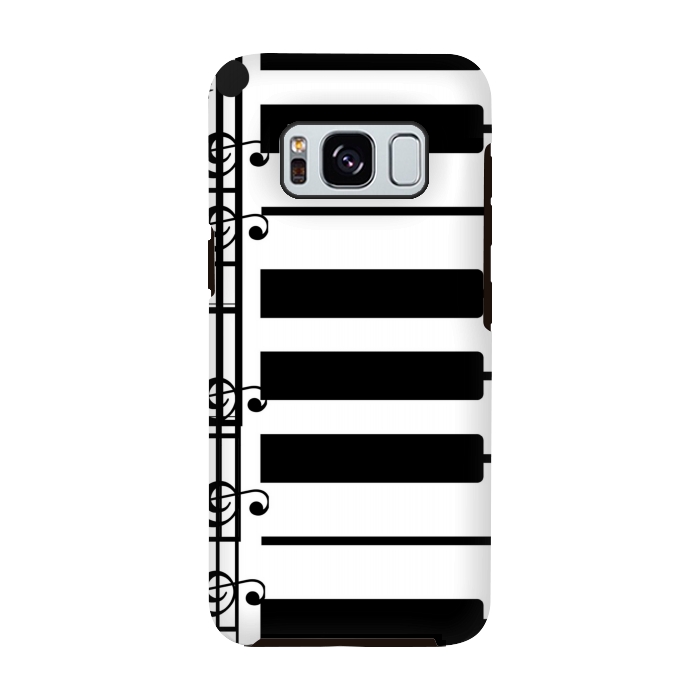 Galaxy S8 StrongFit piano pattern by MALLIKA