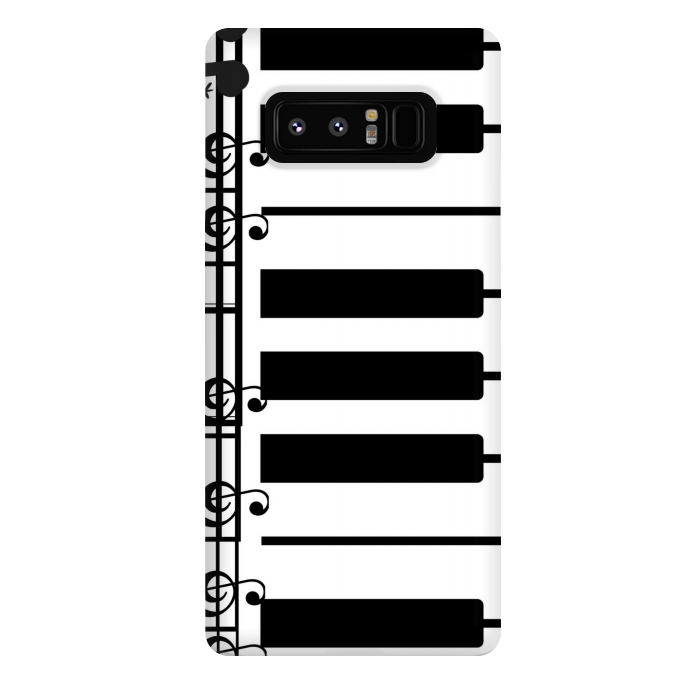 Galaxy Note 8 StrongFit piano pattern by MALLIKA