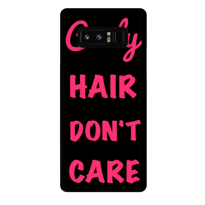 Galaxy Note 8 StrongFit CURLY HAIR DONT CARE by MALLIKA