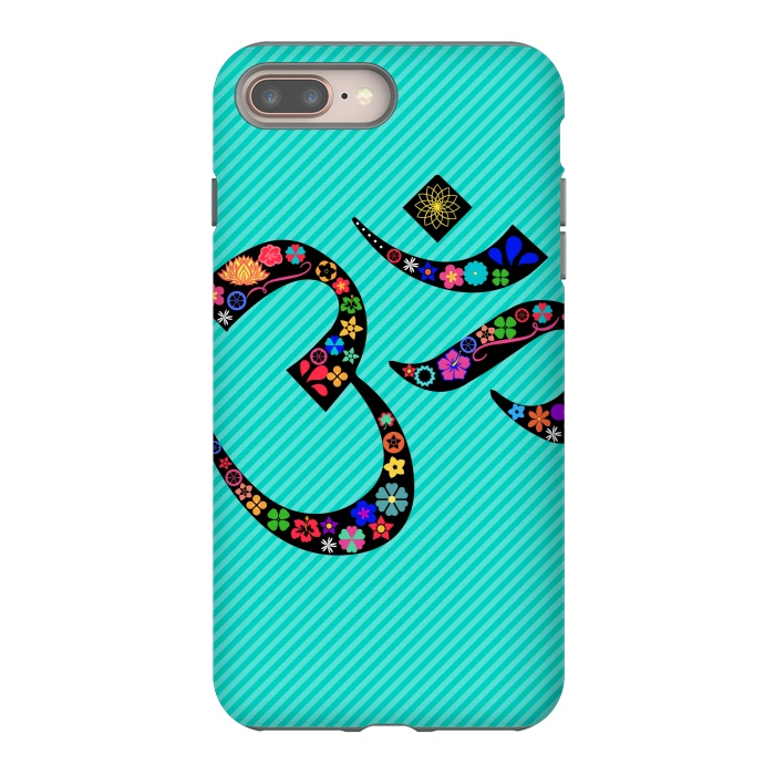 iPhone 7 plus StrongFit floral om designs by MALLIKA