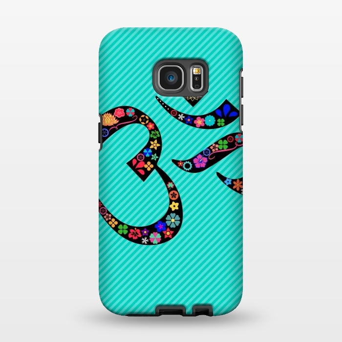 Galaxy S7 EDGE StrongFit floral om designs by MALLIKA