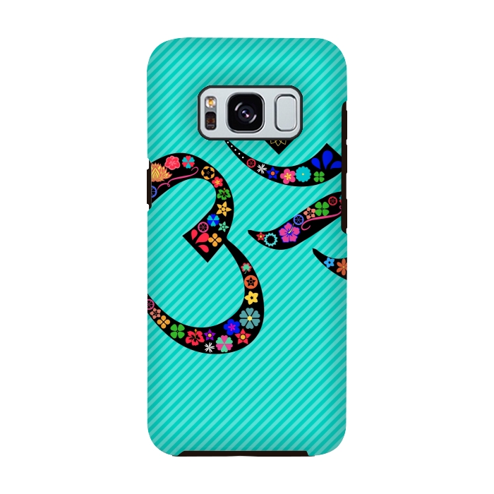 Galaxy S8 StrongFit floral om designs by MALLIKA