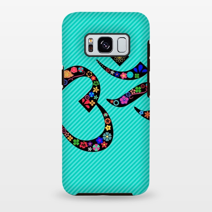 Galaxy S8 plus StrongFit floral om designs by MALLIKA