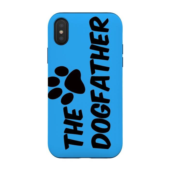 iPhone Xs / X StrongFit the dogfather by MALLIKA