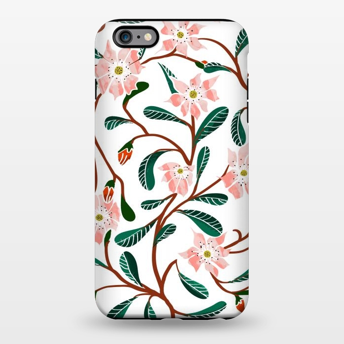 iPhone 6/6s plus StrongFit Floral Deco by Uma Prabhakar Gokhale