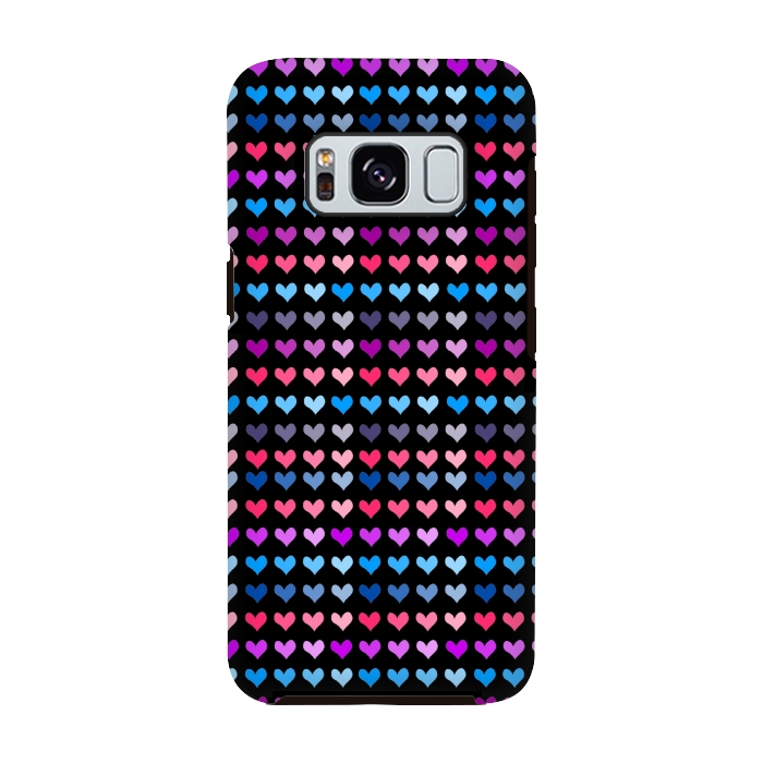 Galaxy S8 StrongFit hearts pattern by MALLIKA