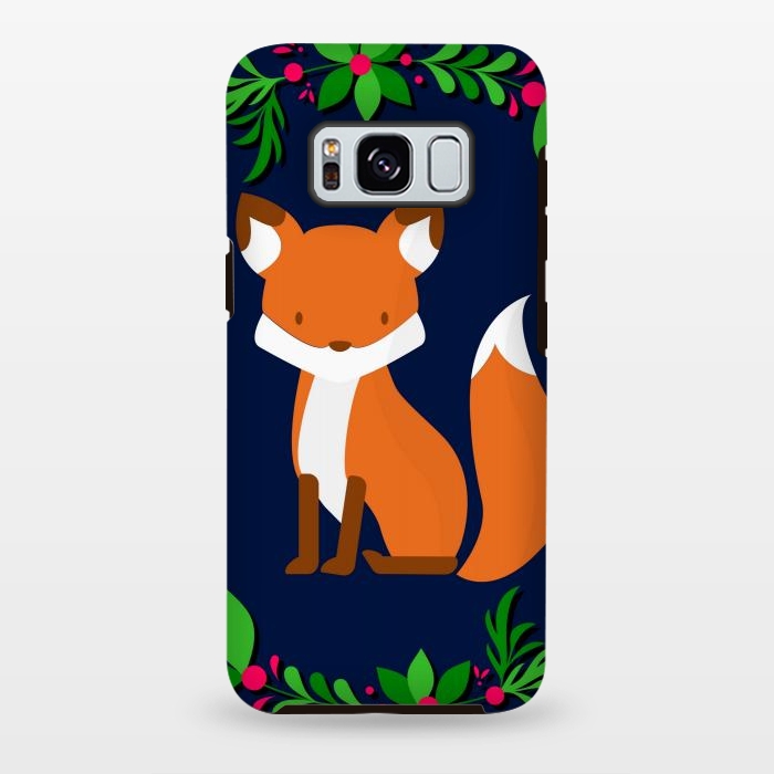 Galaxy S8 plus StrongFit fox pattern by MALLIKA