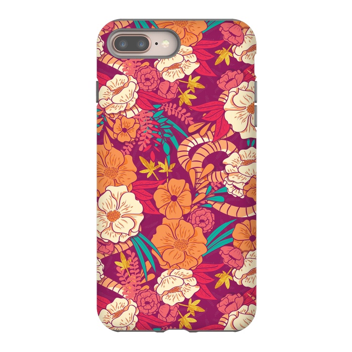 iPhone 7 plus StrongFit Jungle Pattern 002 by Jelena Obradovic