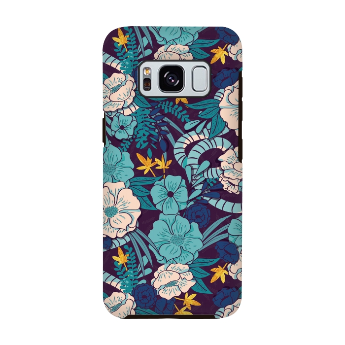 Galaxy S8 StrongFit Jungle Pattern 003 by Jelena Obradovic