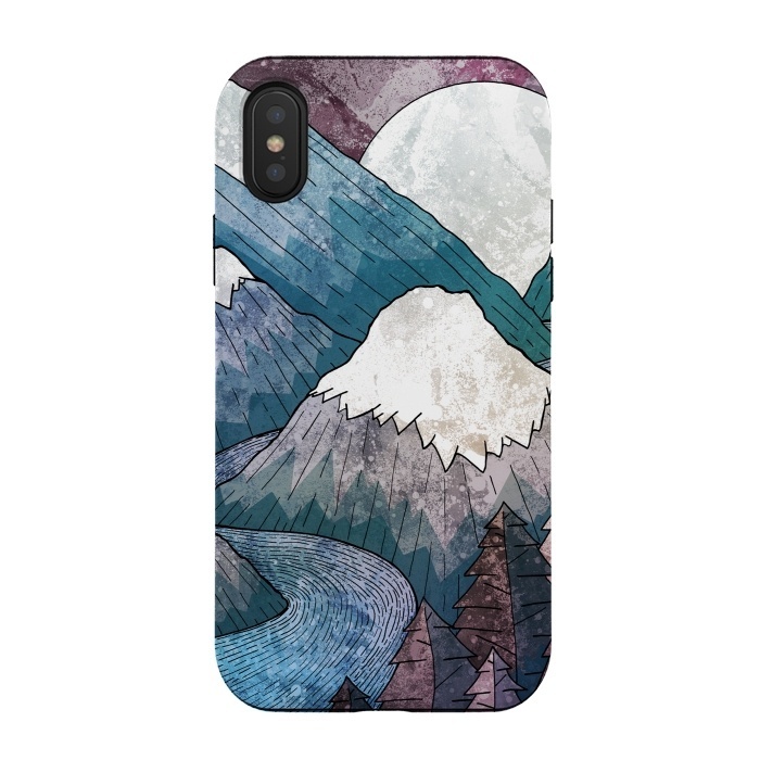 iPhone Xs / X StrongFit A cold river canyon by Steve Wade (Swade)