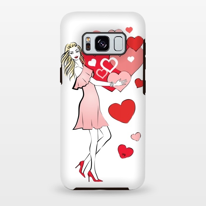 Galaxy S8 plus StrongFit Queen of Hearts by Martina