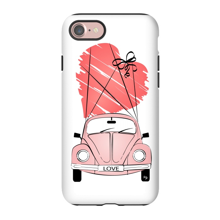 iPhone 7 StrongFit Love Car by Martina