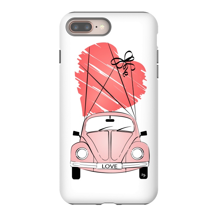 iPhone 7 plus StrongFit Love Car by Martina