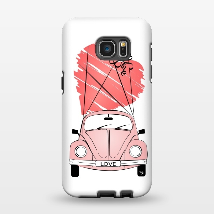 Galaxy S7 EDGE StrongFit Love Car by Martina