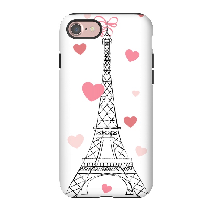 iPhone 7 StrongFit Paris Love by Martina