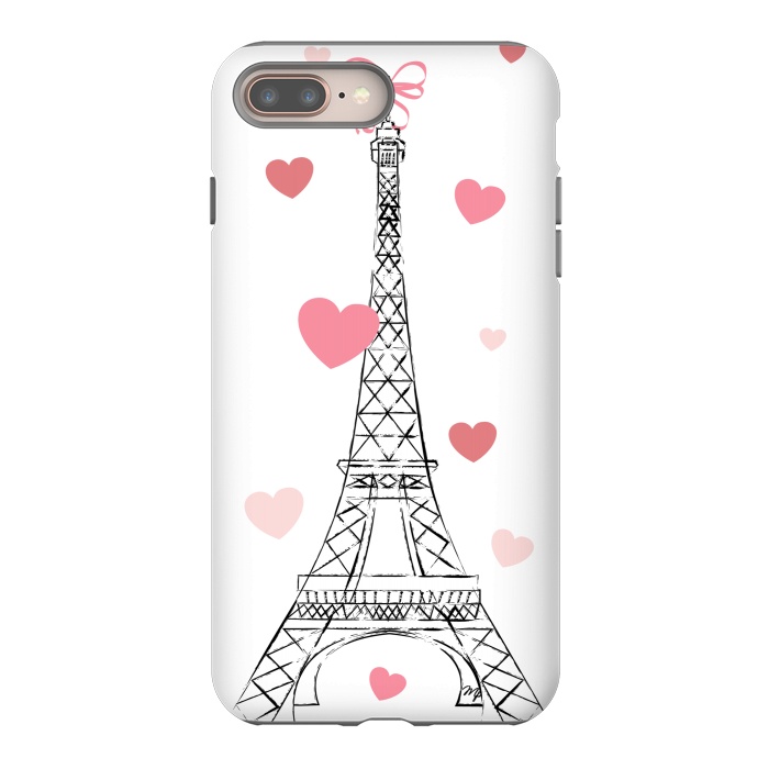 iPhone 7 plus StrongFit Paris Love by Martina