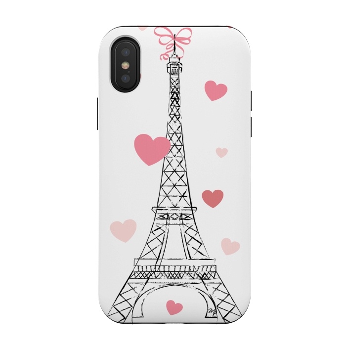 iPhone Xs / X StrongFit Paris Love by Martina