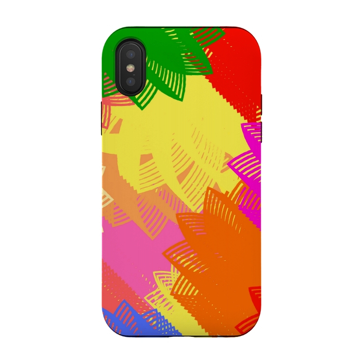 iPhone Xs / X StrongFit abstract pattern by MALLIKA