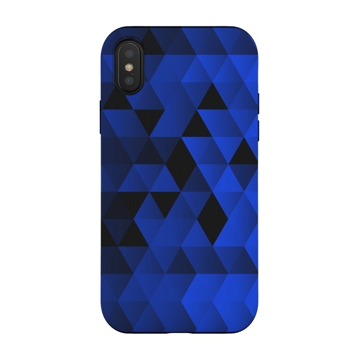 iPhone Xs / X StrongFit Triangles Wave by Sitchko