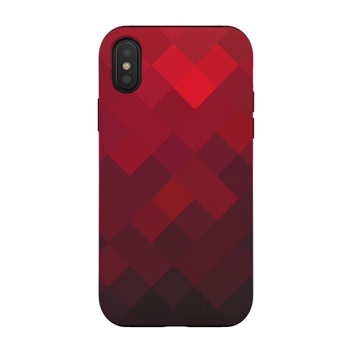 iPhone Xs / X StrongFit Red Underground by Sitchko