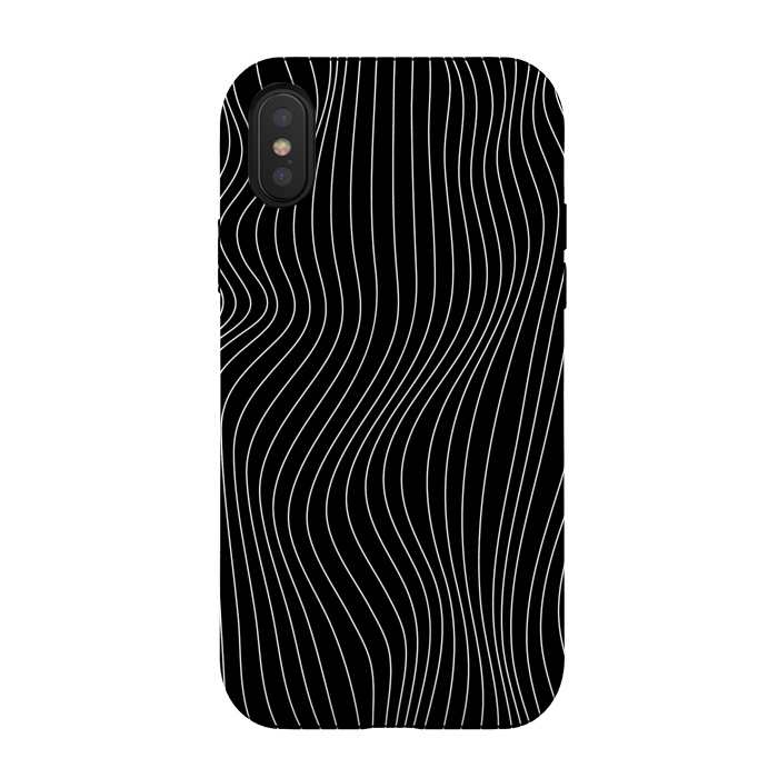 iPhone Xs / X StrongFit Illusion Waves 2 by Sitchko