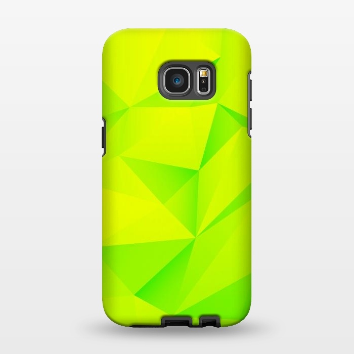 Galaxy S7 EDGE StrongFit Geomerty Lime Extraction by Sitchko