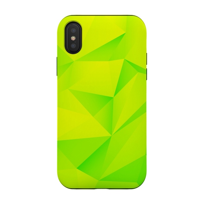 iPhone Xs / X StrongFit Geomerty Lime Extraction by Sitchko