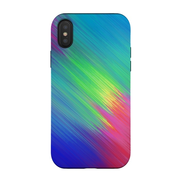 iPhone Xs / X StrongFit Colorful Movement by Sitchko