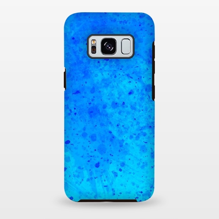 Galaxy S8 plus StrongFit Blue Chaos by Sitchko