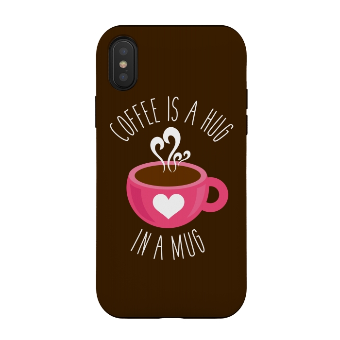 iPhone Xs / X StrongFit Coffee Love by Dhruv Narelia
