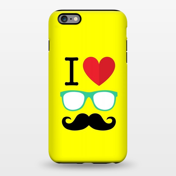 iPhone 6/6s plus StrongFit I Love Moustache by Dhruv Narelia