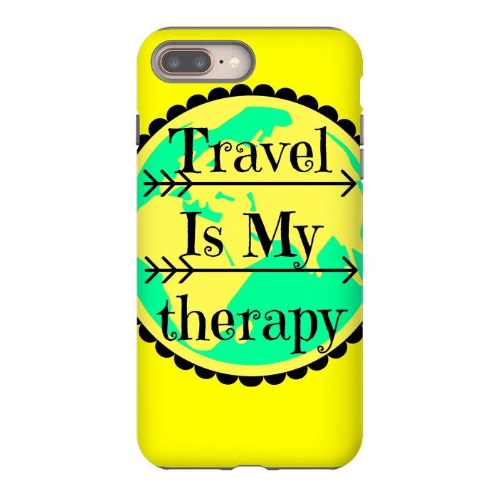 iPhone 7 plus StrongFit travel is my therapy by MALLIKA