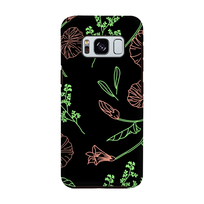 Galaxy S8 StrongFit floral design 3 by MALLIKA