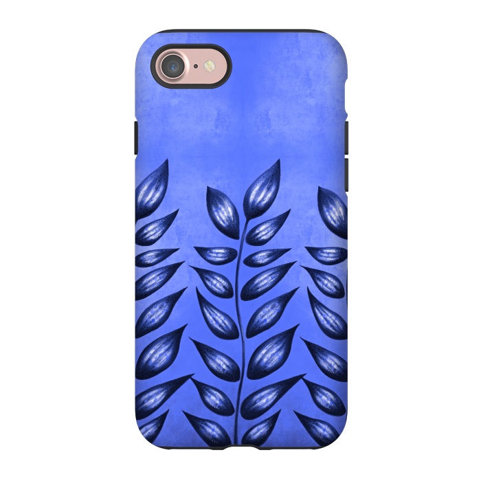 iPhone 7 StrongFit Beautiful Decorative Blue Plant With Pointy Leaves by Boriana Giormova