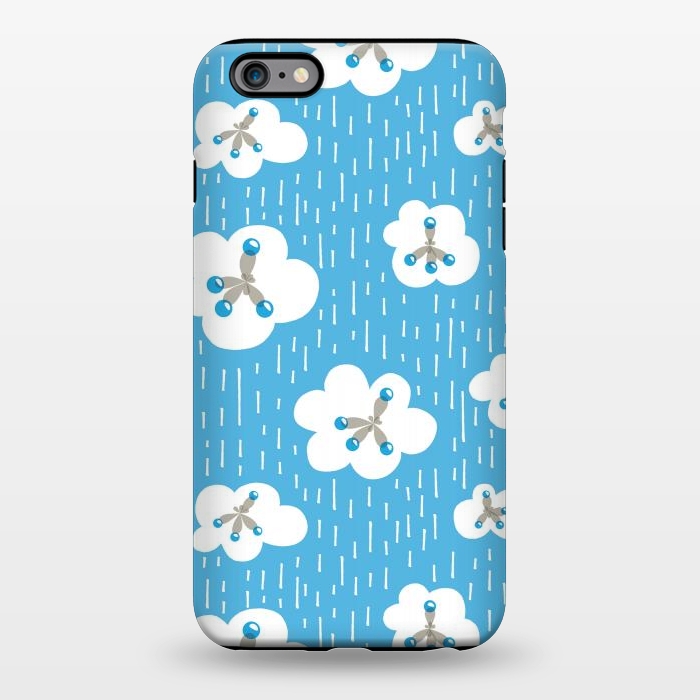 iPhone 6/6s plus StrongFit Clouds And Methane Molecules Blue Chemistry Geek by Boriana Giormova