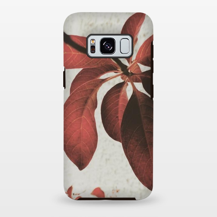 Galaxy S8 plus StrongFit red flower by MALLIKA