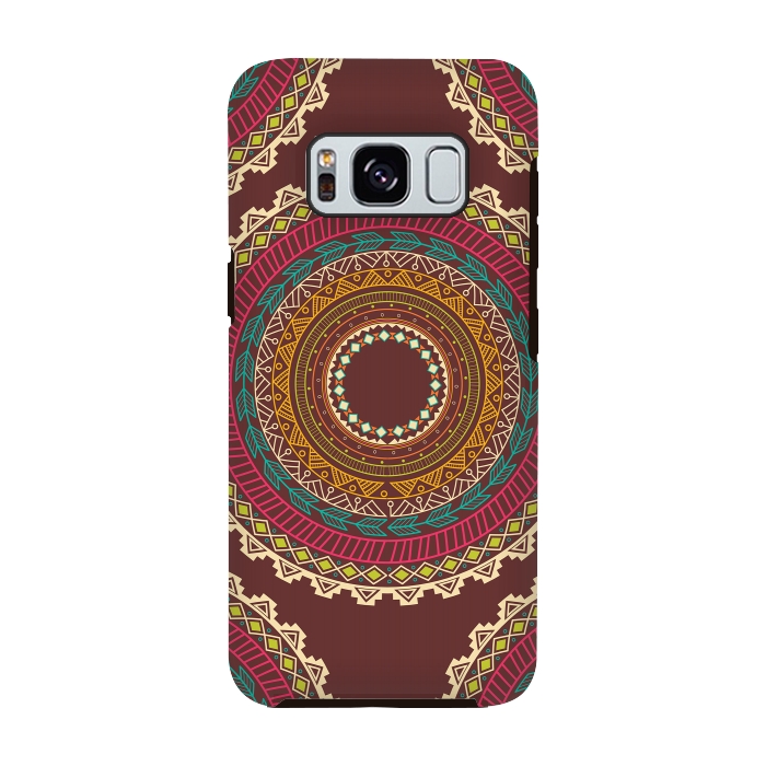 Galaxy S8 StrongFit Aztec pattern  by Jelena Obradovic