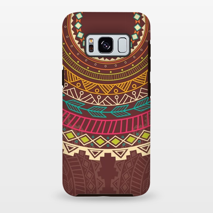 Galaxy S8 plus StrongFit Aztec design by Jelena Obradovic