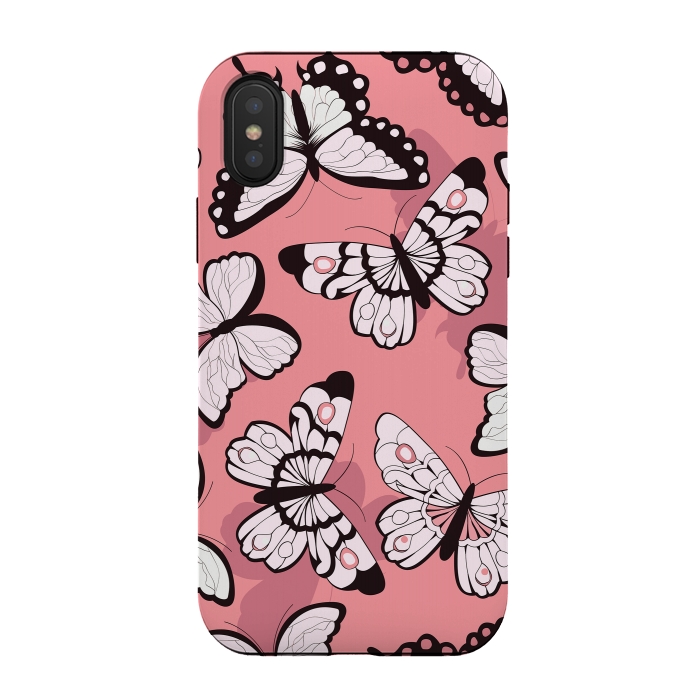 iPhone Xs / X StrongFit Butterfly Garden 002 by Jelena Obradovic