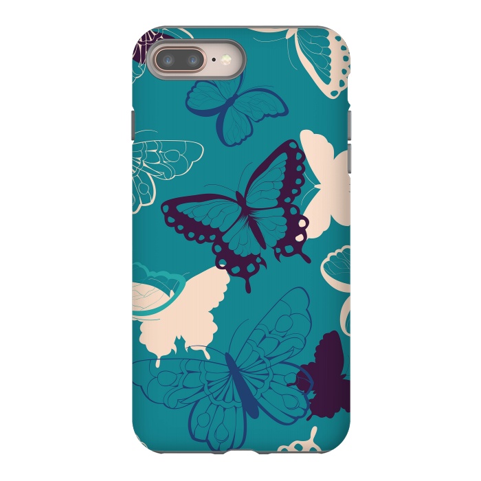 iPhone 7 plus StrongFit Butterfly Garden 003 by Jelena Obradovic