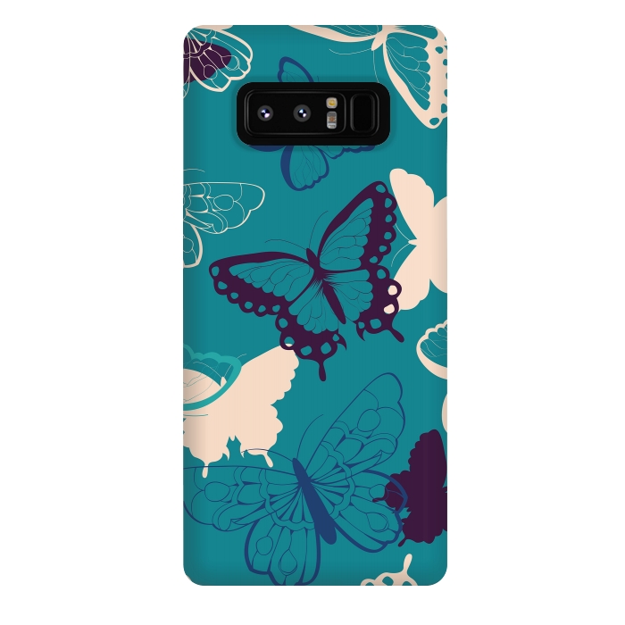 Galaxy Note 8 StrongFit Butterfly Garden 003 by Jelena Obradovic