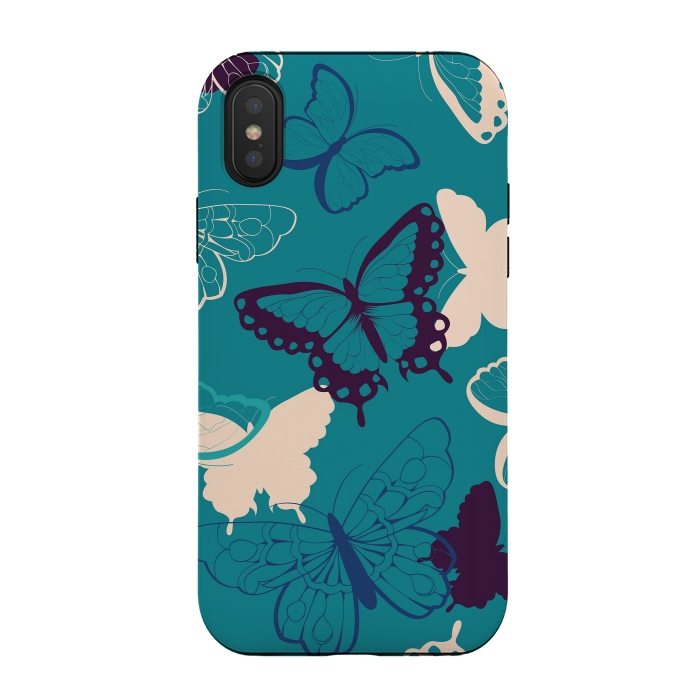 iPhone Xs / X StrongFit Butterfly Garden 003 by Jelena Obradovic