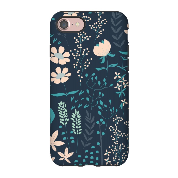 iPhone 7 StrongFit Spring Garden Blue by Jelena Obradovic